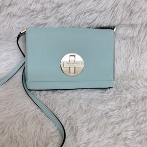 Kate Spade blue Small Leather Crossbody